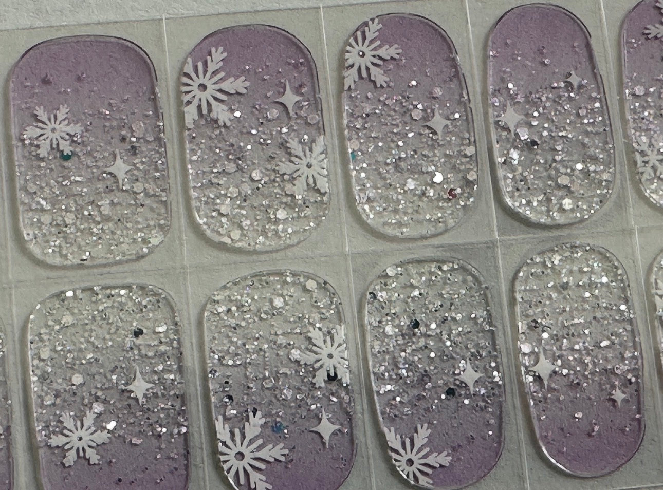 Snow Globe Semi-Cured Gel Nail Wrap