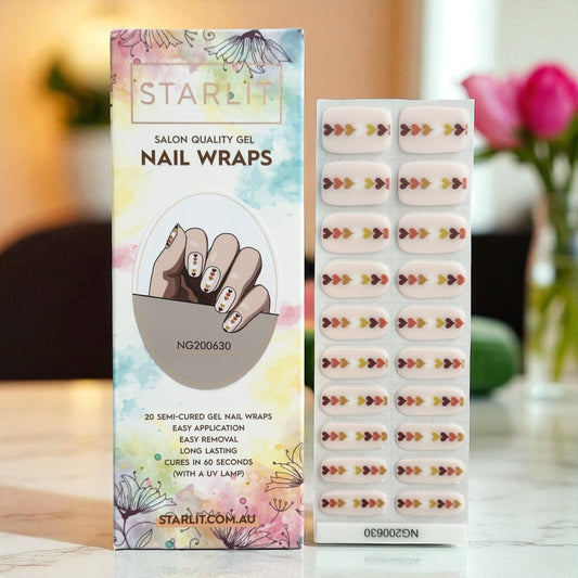 Love Lane Semi-Cured Gel Nail Wrap