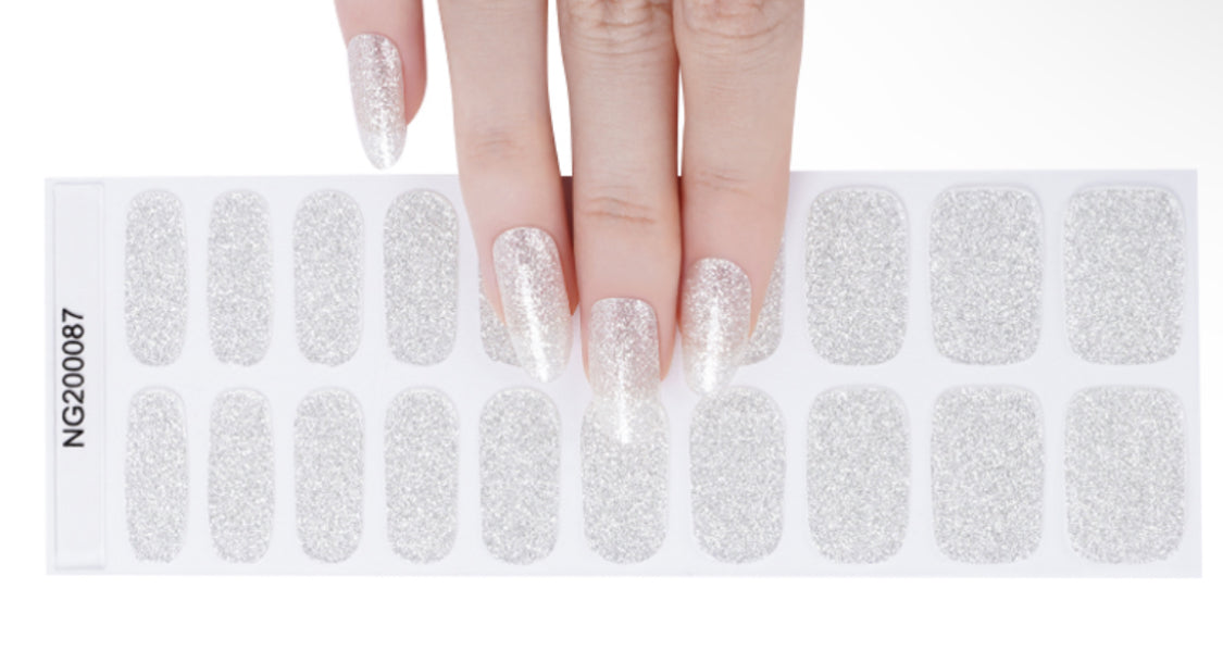 Glass Slipper Semi-Cured Gel Nail Wrap