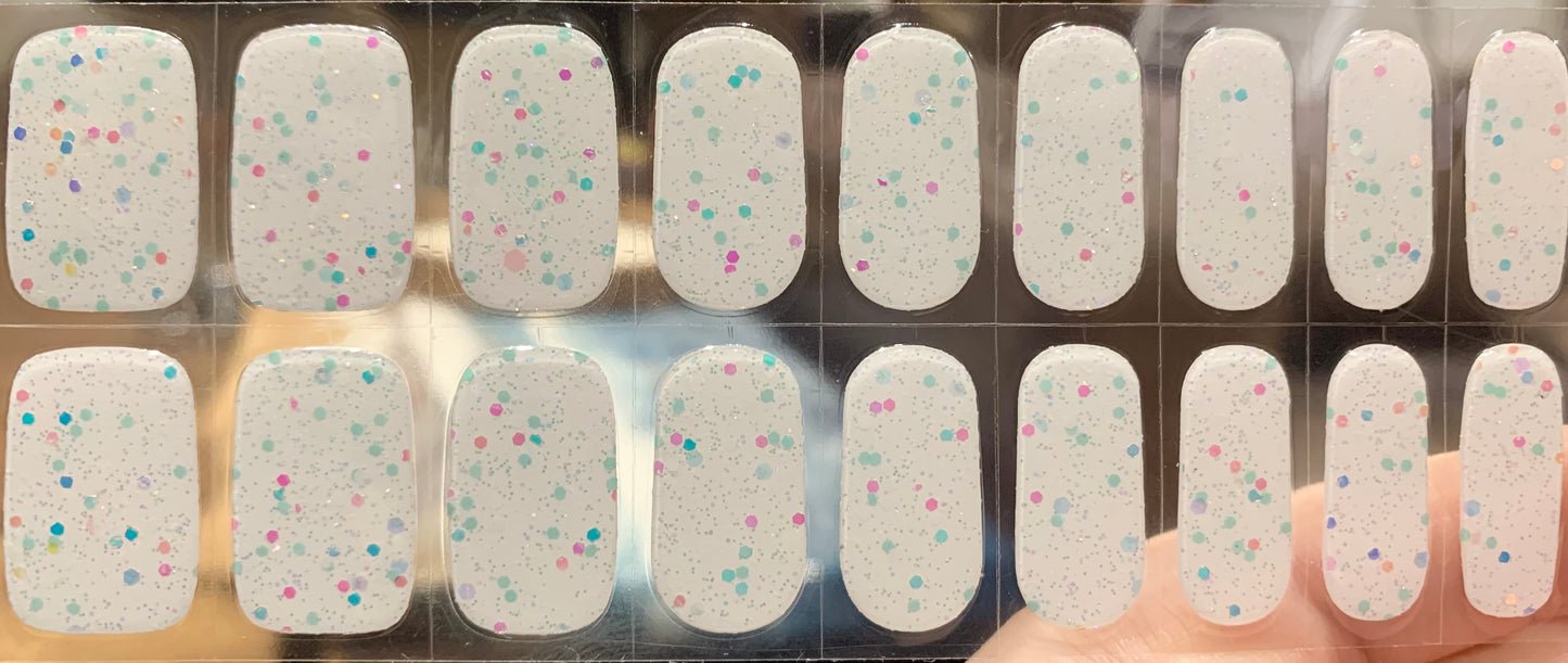 Ibiza Nightlife Semi-Cured Gel Nail Wraps (Glow In The Dark)