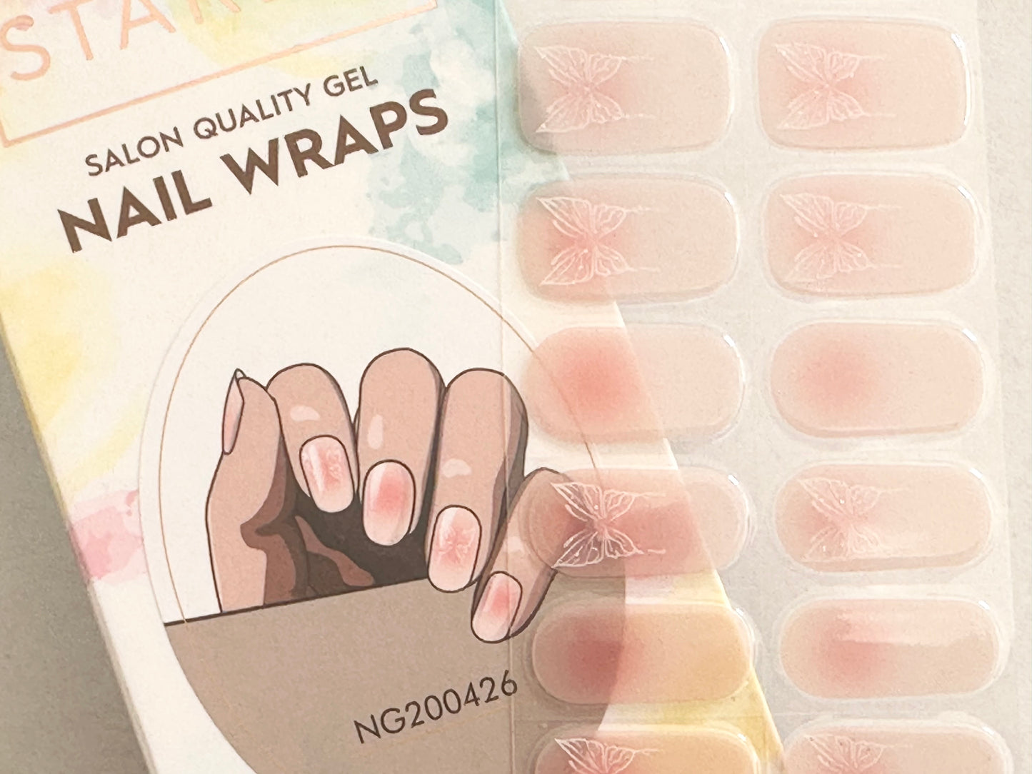 Wing It Semi-Cured Gel Nail Wrap
