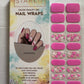 Pink Daisies Semi-Cured Gel Nail Wrap