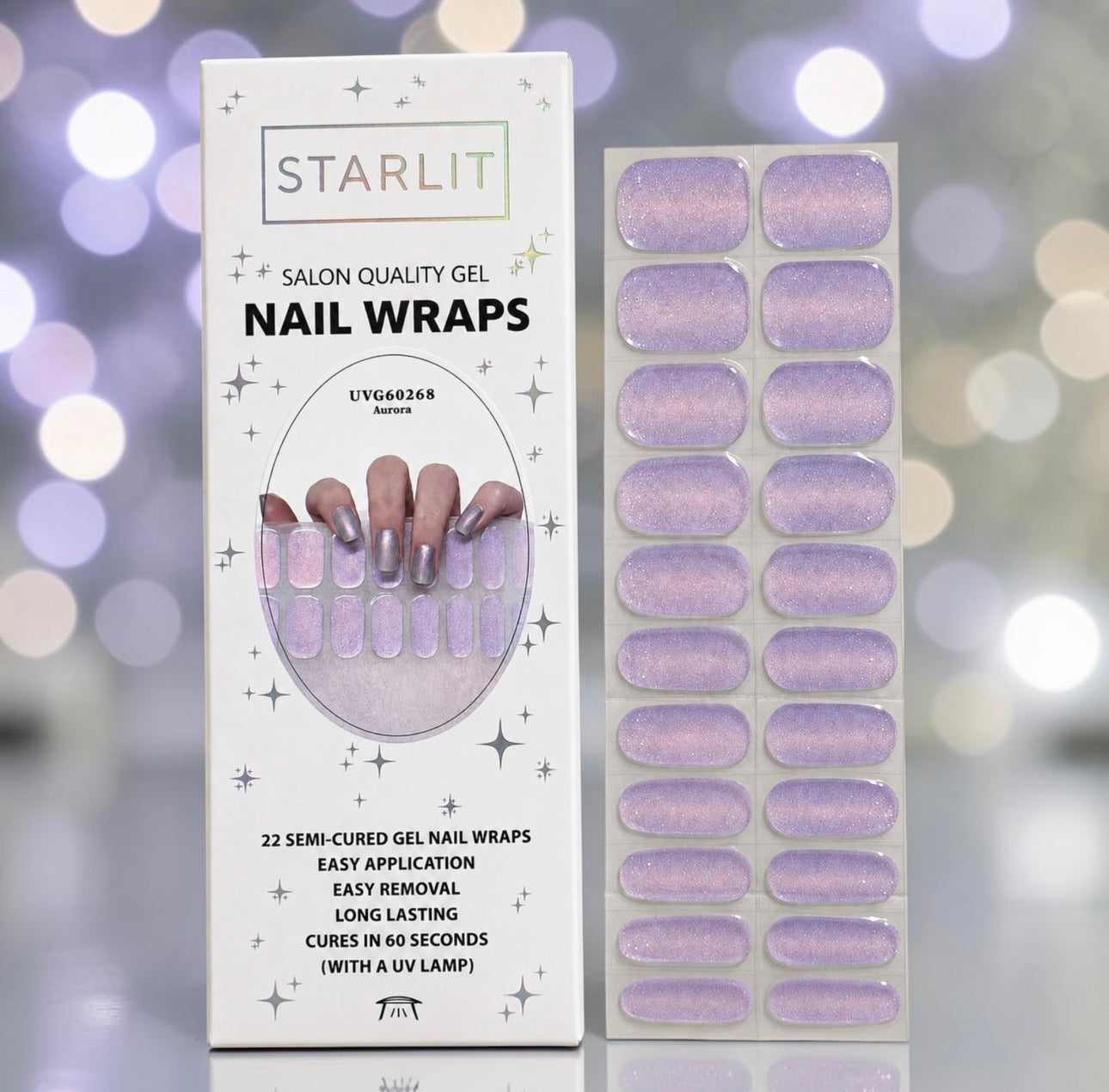 Dreamy Semi-Cured Gel Nail Wrap
