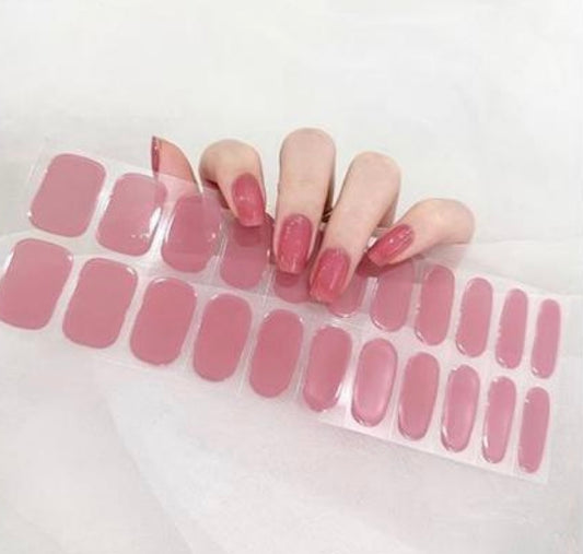 Dusty Kiss NO LIGHT Air Dry Gel Wraps