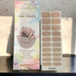 Dazzling Champagne Holographic Semi-Cured Gel Nail Wrap