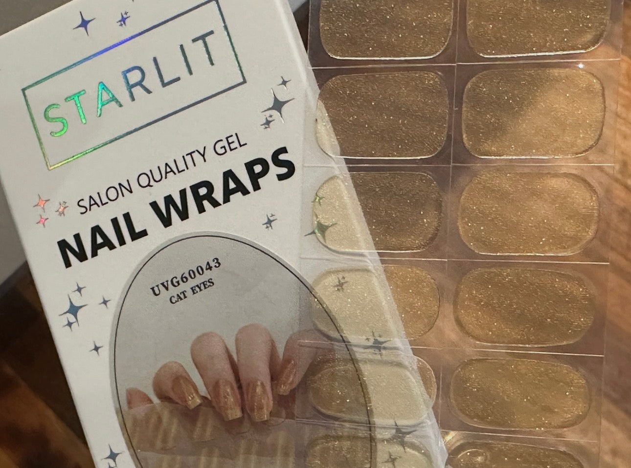 Moonbeam Cat Eye Semi-Cured Gel Nail Wrap