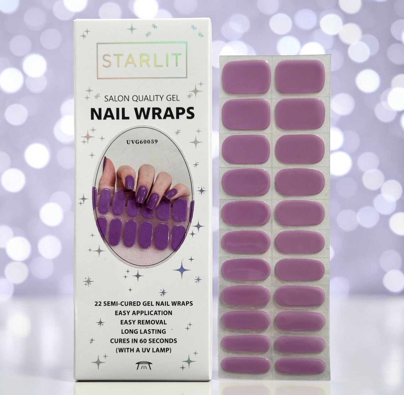 Hush Now Semi-Cured Gel Nail Wrap