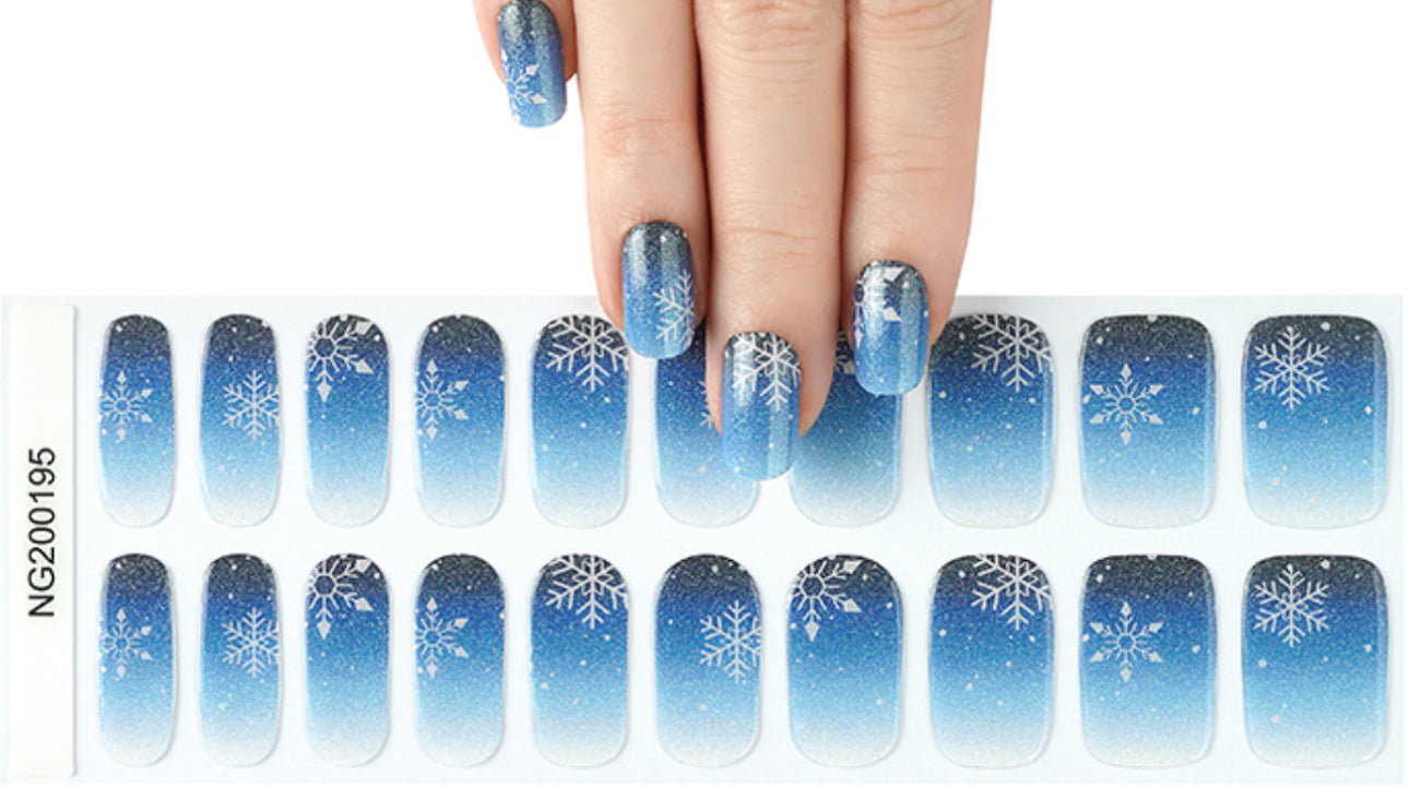 Winter Wonderland Semi-Cured Gel Nail Wrap