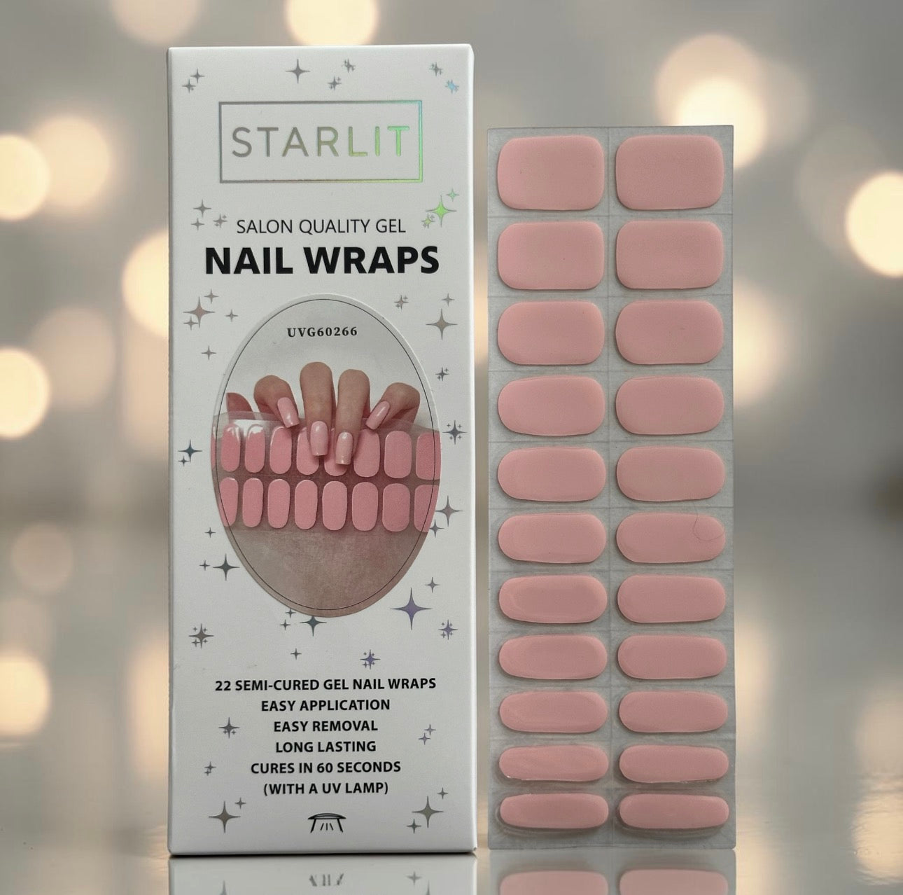 Satin Slipper Semi-Cured Gel Nail Wrap