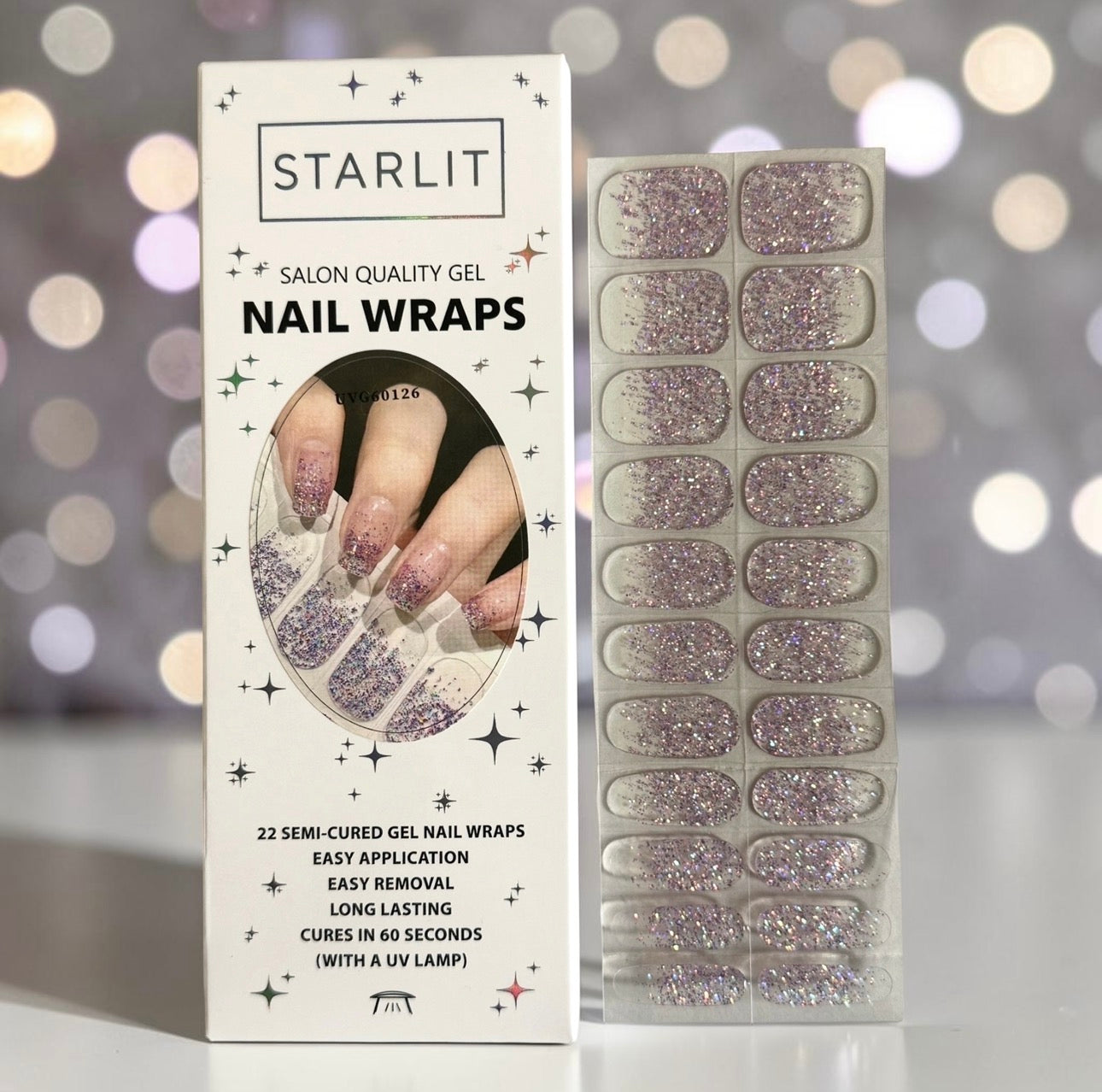 Light Catcher Semi-Cured Gel Nail Wrap