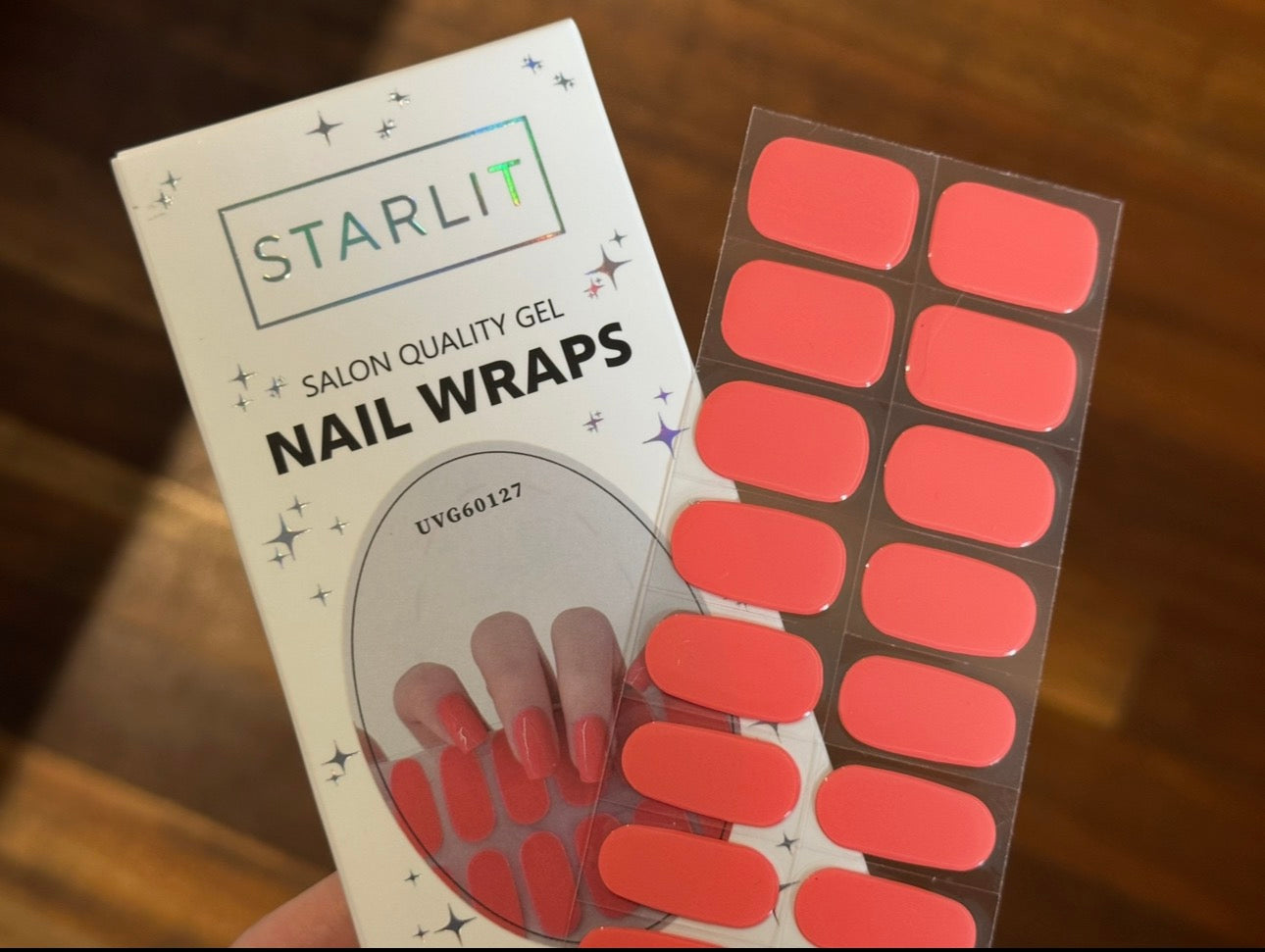 Sunset Run Semi-Cured Gel Nail Wrap