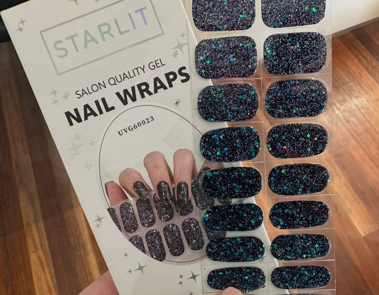 Dark Matter Semi-Cured Gel Nail Wrap