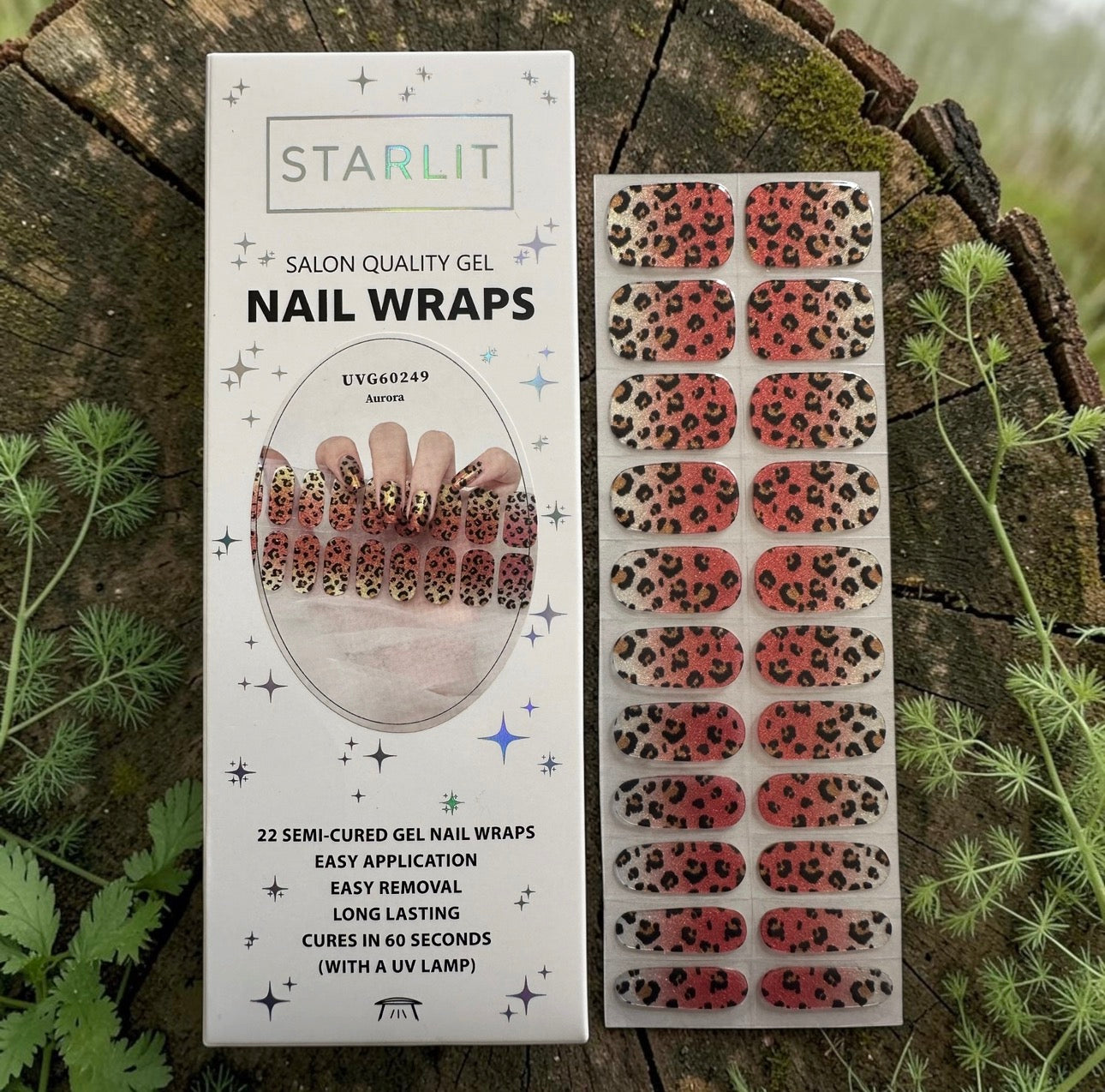 Wild Shift Semi-Cured Gel Nail Wrap