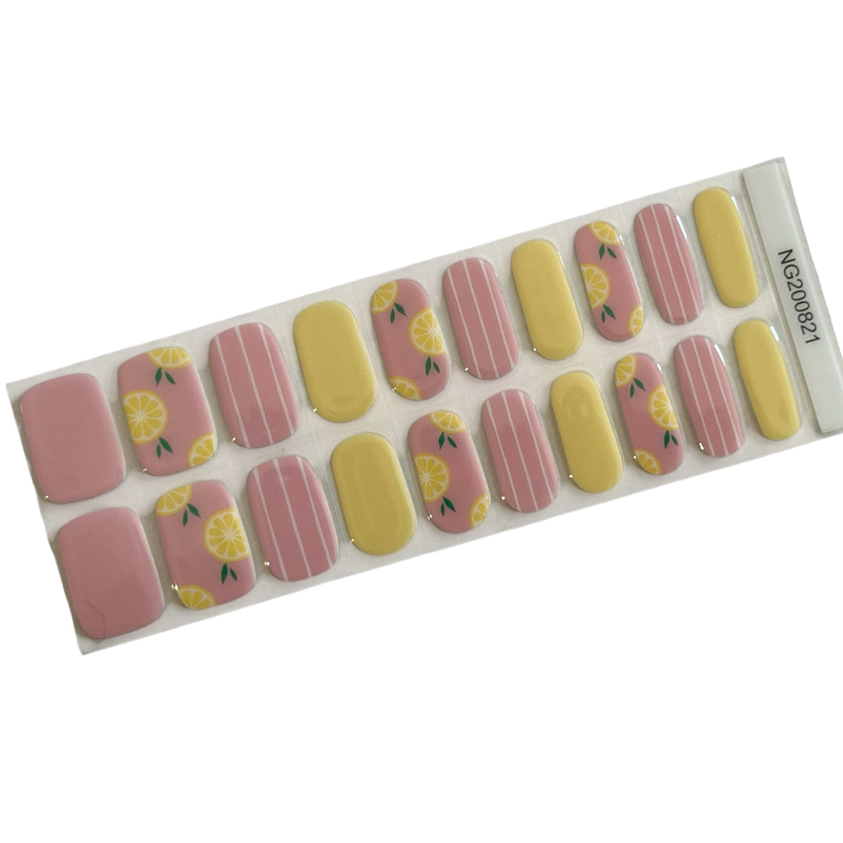 Pink Lemonade Semi-Cured Gel Nail Wrap