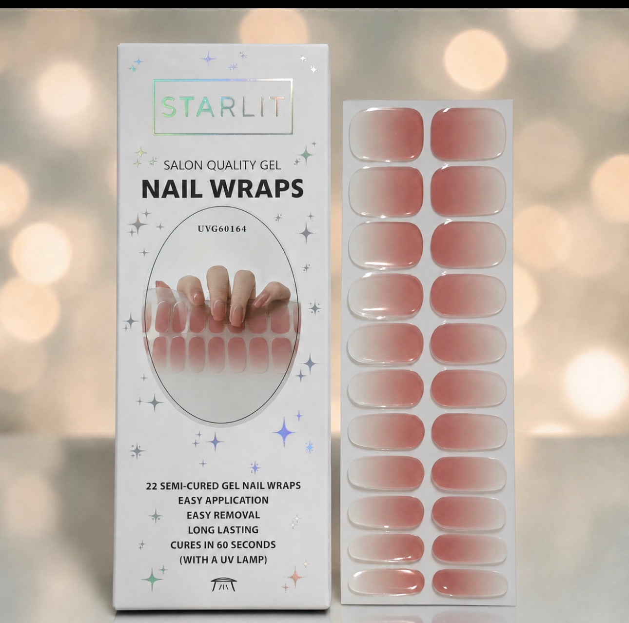 Softly Spoken Semi-Cured Gel Nail Wrap