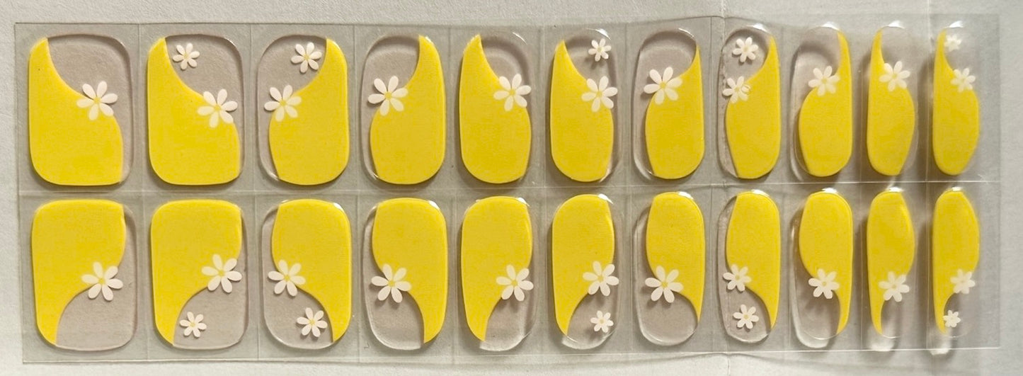 Sunny Side Up Semi-Cured Gel Nail Wrap