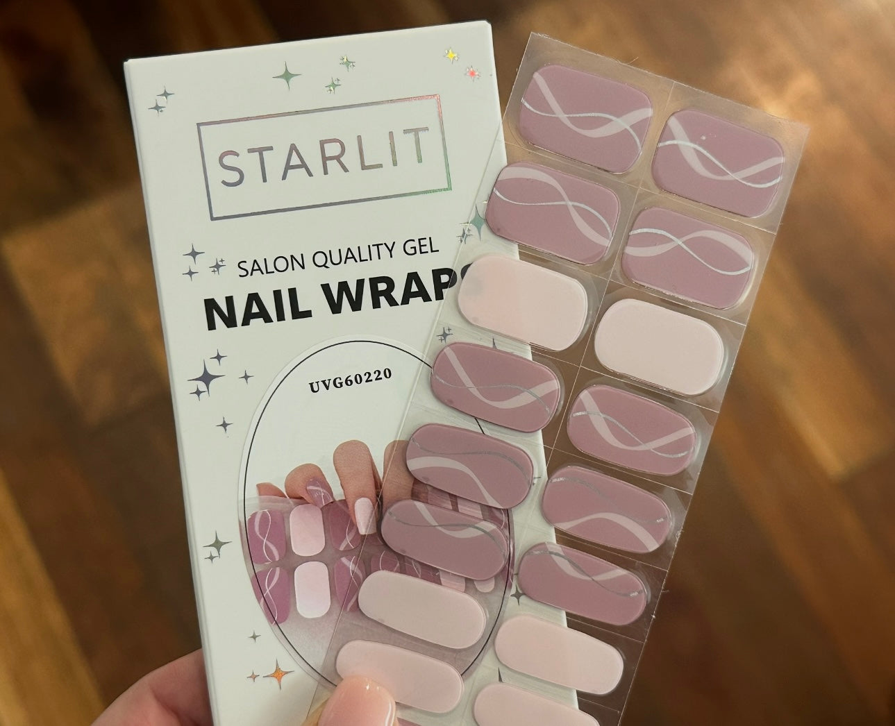 Crossed Paths Semi-Cured Gel Nail Wrap