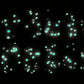 Shimmer Cascades Semi-Cured Gel Nail Wraps (Glow In The Dark)