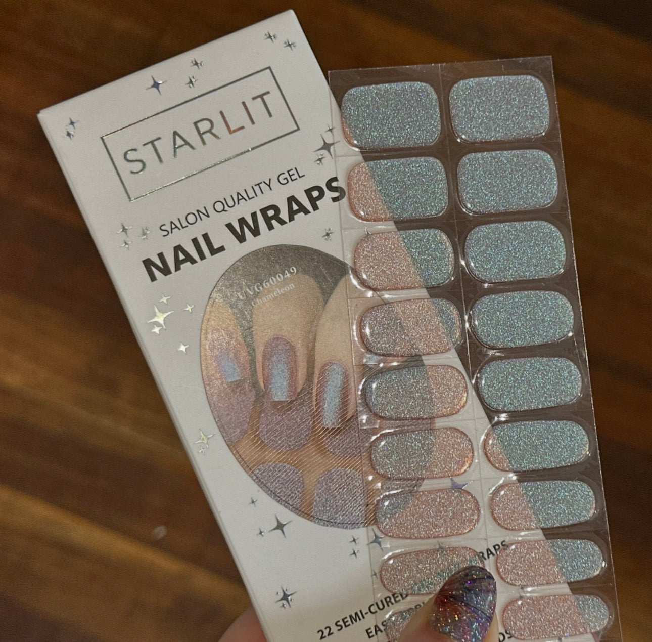Cool Shift Semi-Cured Gel Nail Wrap