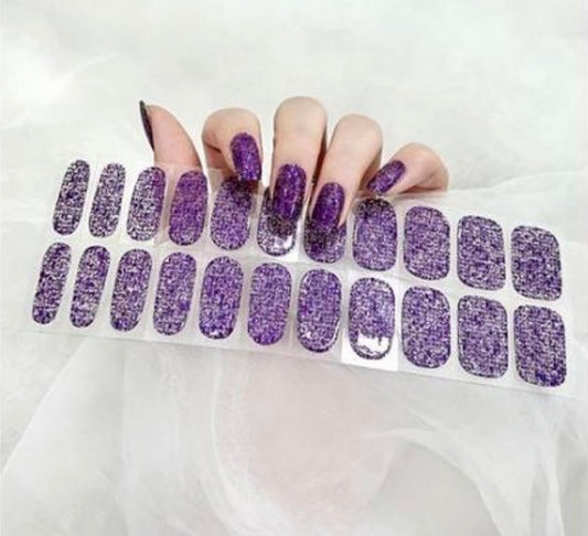 Purple Reign NO LIGHT Air Dry Gel Wraps