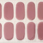 Rosewood Semi-Cured Gel Nail Wrap