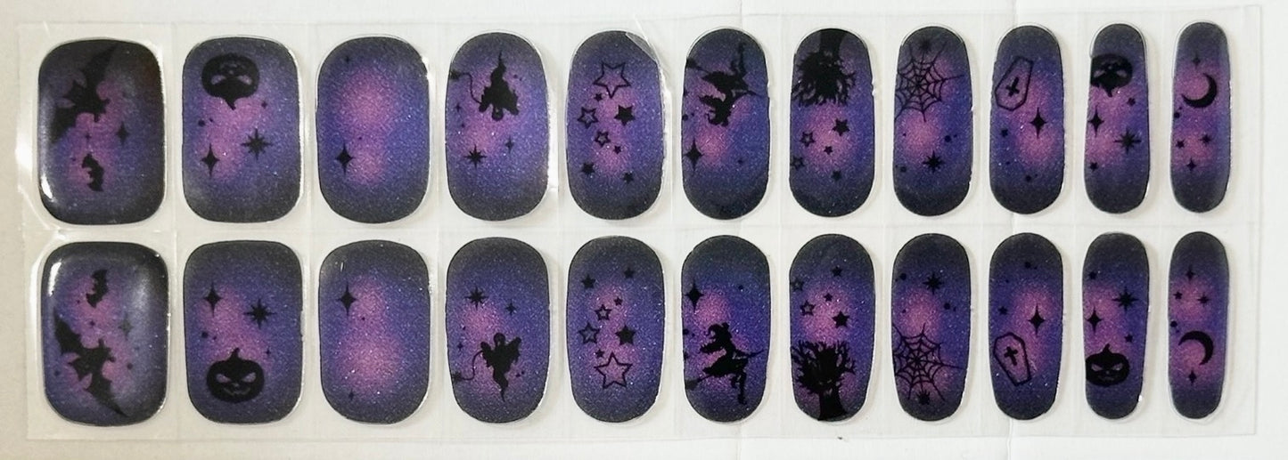 Boo Moon Rising Semi-Cured Gel Nail Wrap