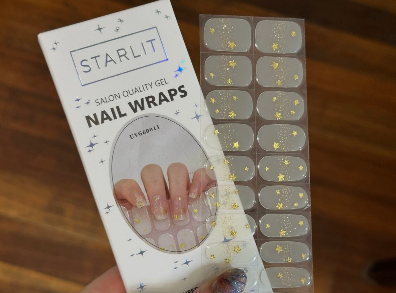 All Star Semi-Cured Gel Nail Wrap
