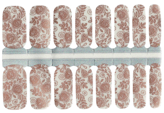 Rose Gold Filigree (Transparent)