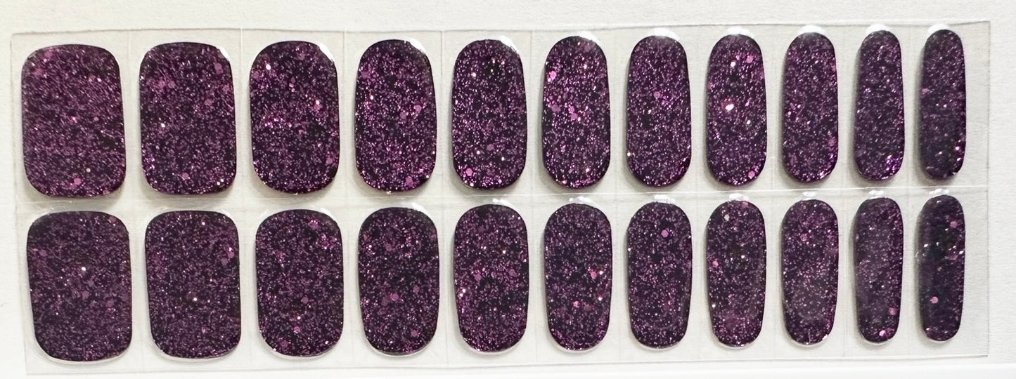 Midnight Mischief Semi-Cured Gel Nail Wrap
