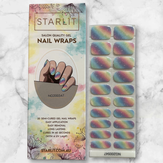 Twinkle Tones Semi-Cured Gel Nail Wrap