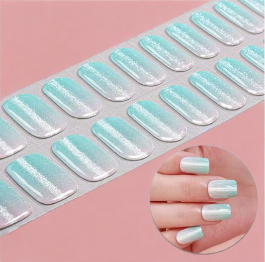 Arctic Mist (Cat Eye) NO LIGHT Air Dry Gel Wraps