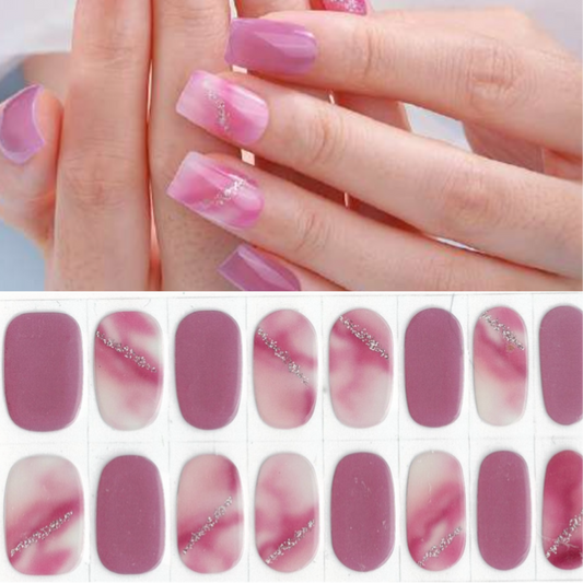 Sugarplum Shimmer NO LIGHT Air Dry Gel Wraps