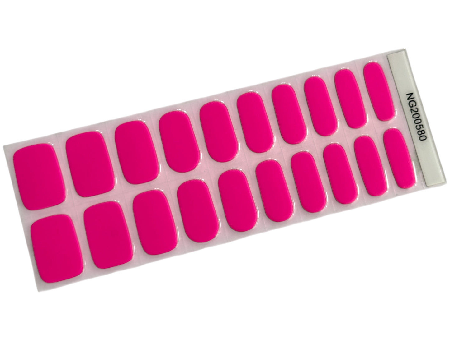 Electric Flamingo Semi-Cured Gel Nail Wrap