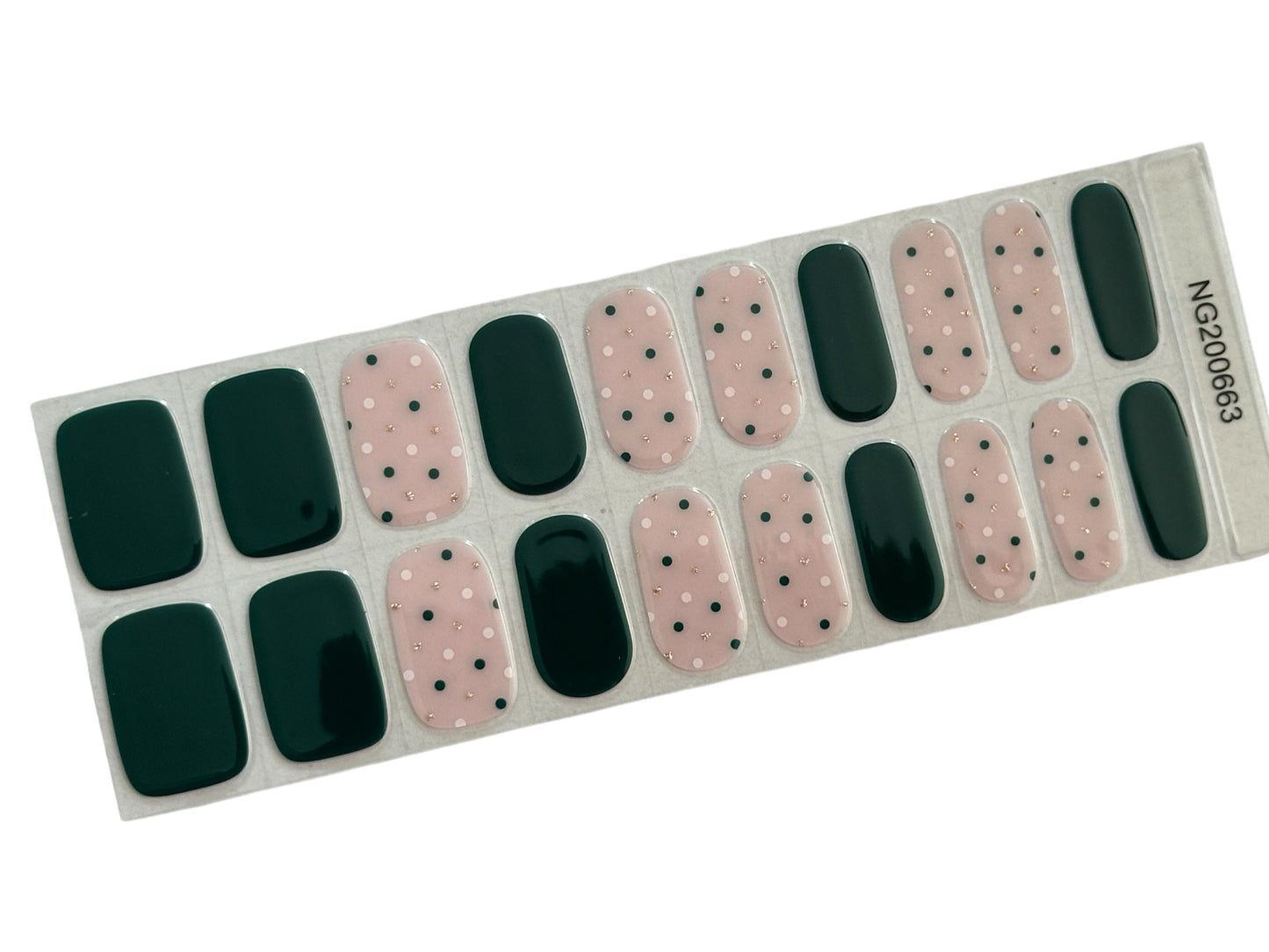 Festive Forest Semi-Cured Gel Nail Wrap