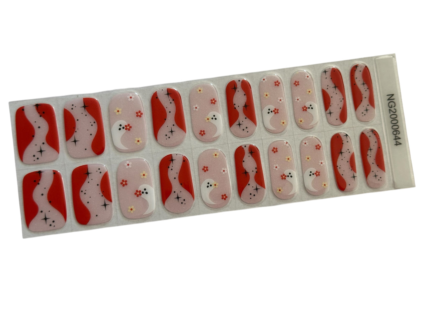 Boho Boo Semi-Cured Gel Nail Wrap