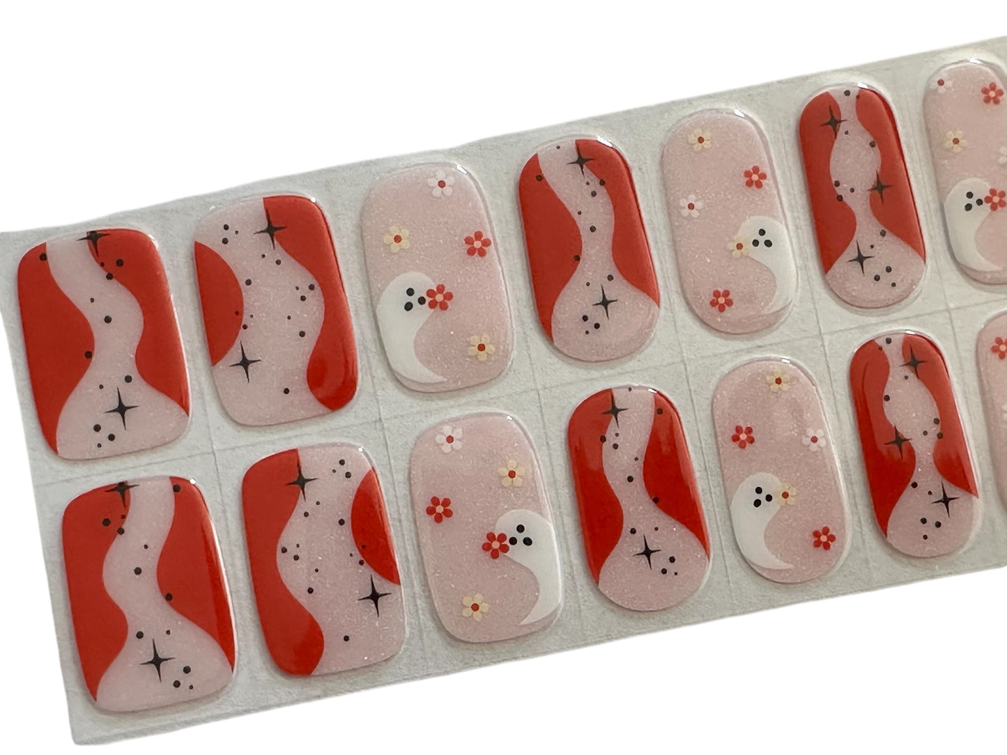 Boho Boo Semi-Cured Gel Nail Wrap