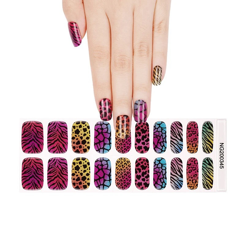 Animal Attraction Semi-Cured Gel Nail Wrap