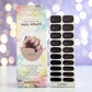 Purrple Reign Cat Eye Semi-Cured Gel Nail Wra