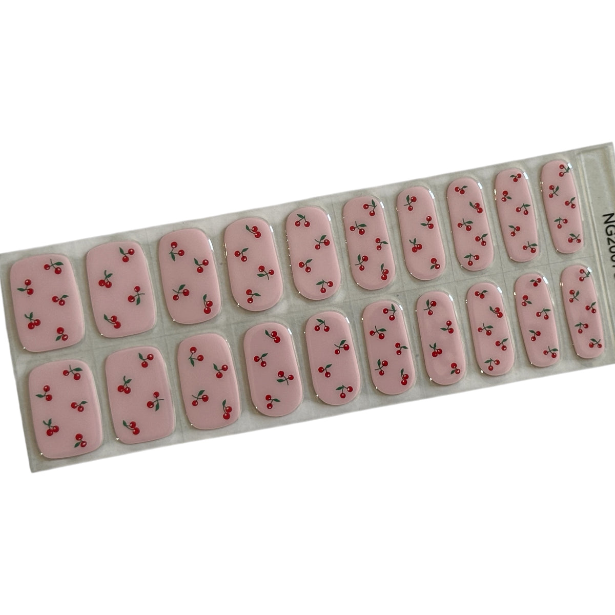 Cherry On Top Semi-Cured Gel Nail Wrap