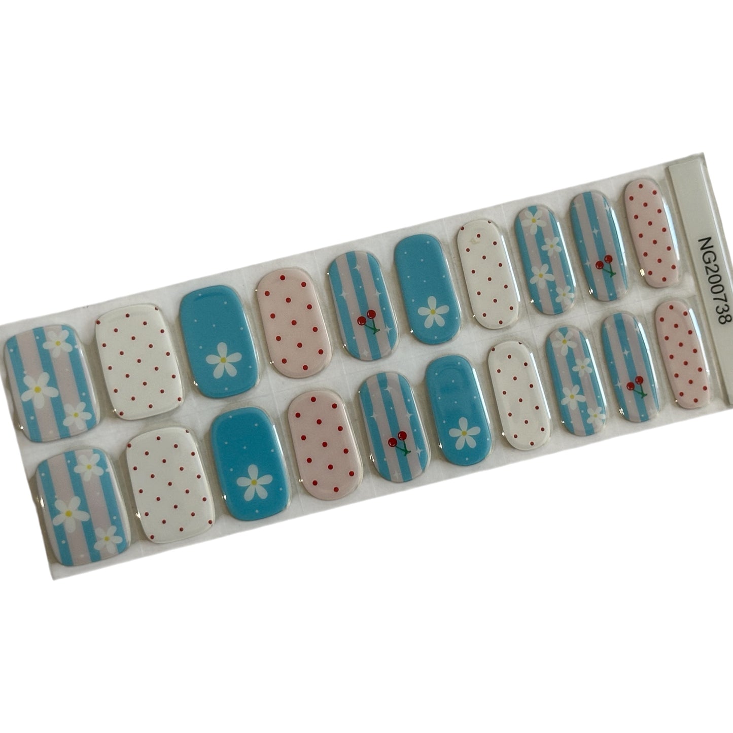 Picnic Perfect Semi-Cured Gel Nail Wrap