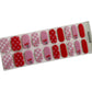 Cherry Checkmate Semi-Cured Gel Nail Wrap