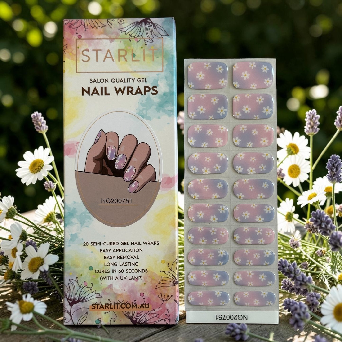 Bloom Service Semi-Cured Gel Nail Wrap