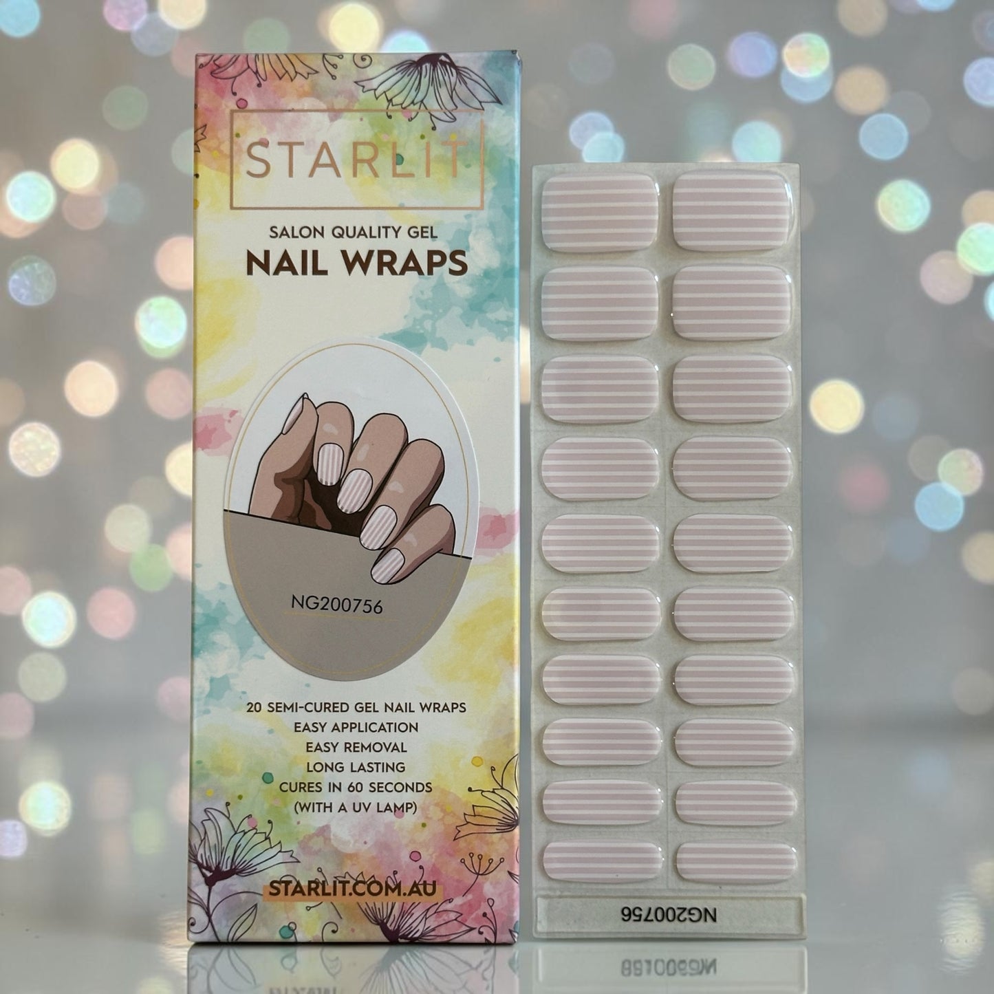 Line & Dandy Semi-Cured Gel Nail Wrap