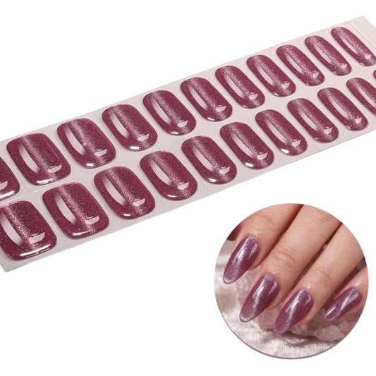 Dusty Darling Cat Eye NO UV LIGHT Air Dry Gel Wraps