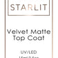 Velvet Matte Top Coat (UV/LED) - Starlit