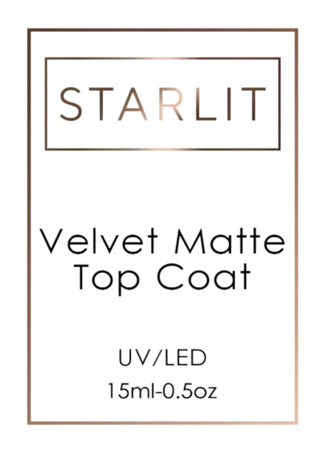 Velvet Matte Top Coat (UV/LED) - Starlit