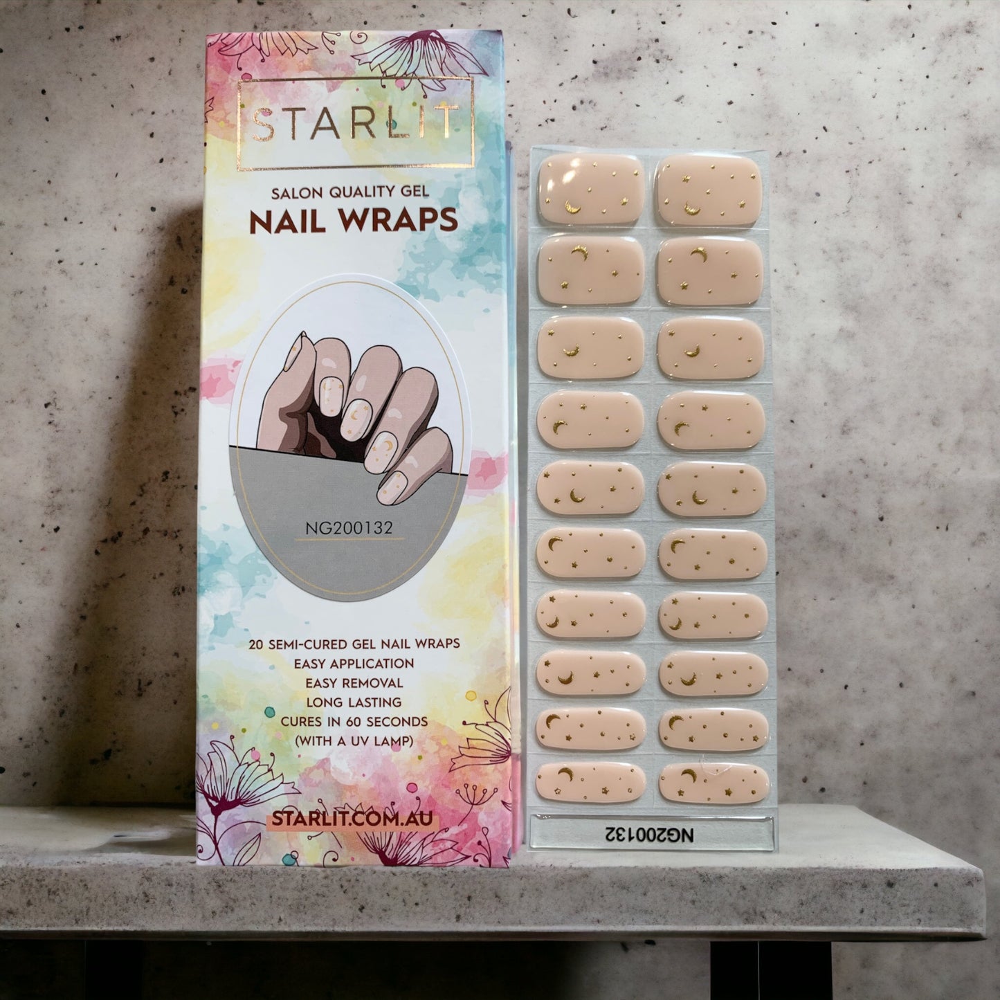 Astral Dreams Semi-Cured Gel Nail Wraps