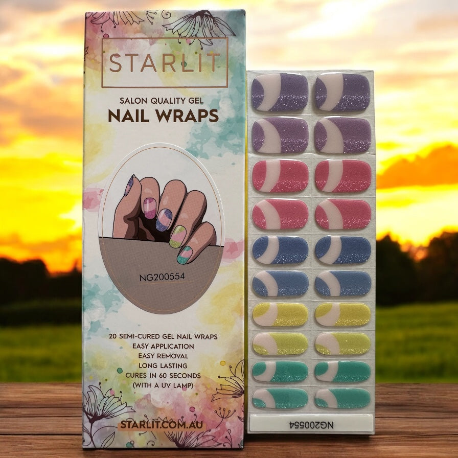 Flip the Tip Semi-Cured Gel Nail Wrap