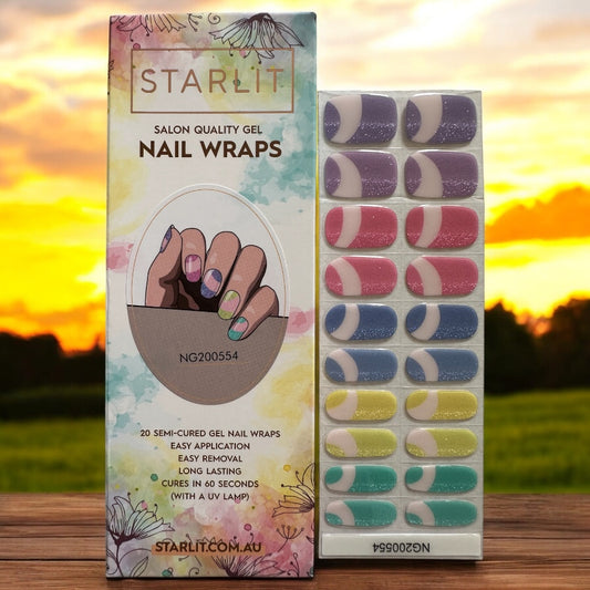 Flip the Tip Semi-Cured Gel Nail Wrap