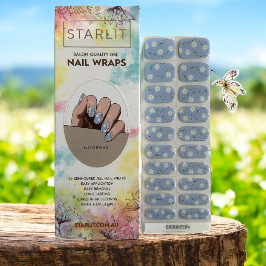 Sweet as Honey Semi-Cured Gel Nail Wrap